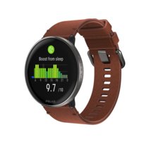 Polar, Ignite 3 Titanium, brązowy skórzany, M/L