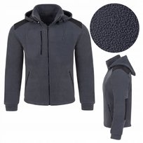 POLAR MĘSKI roboczy rozpinany Bluza Polarowa męska z Kapturem Gruby r. 3XL Specto