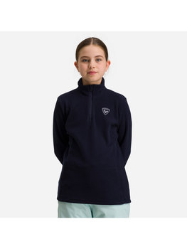 Polar sportowy Narciarski Dla Dzieci Rossignol Girl 1/2 Zip Fleece Granatowy - Rossignol