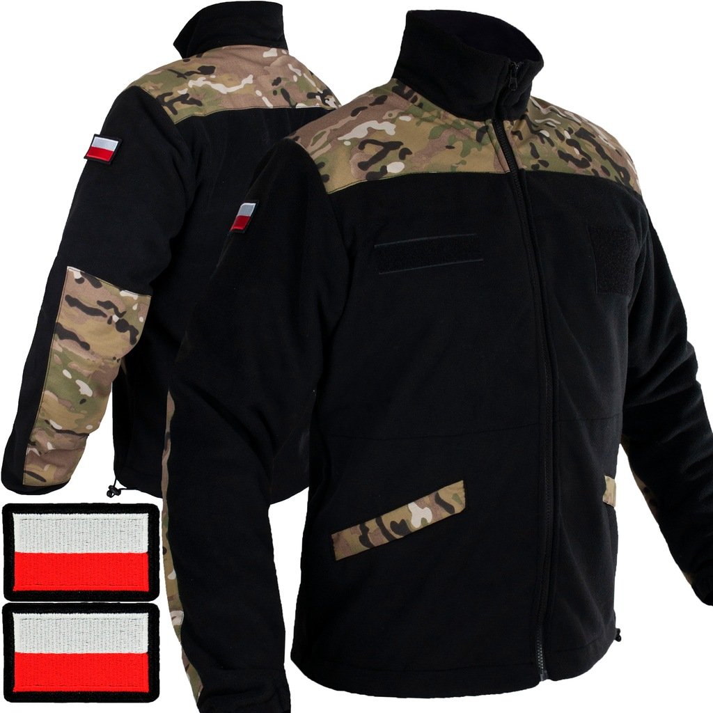 POLAR WOJSKOWY MULTICAM BLUZA SOLIDNY + FLAGI r. S - Inna marka | Sklep ...