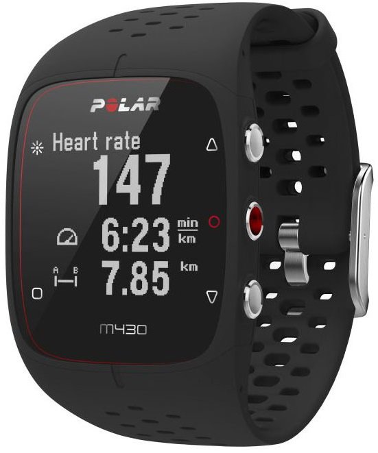 Polar, Zegarek sportowy, M430, czarny