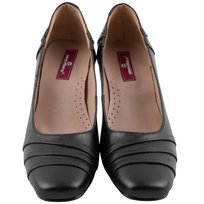 Półbuty Damskie Galowe Buty Czarne Eleganckie Skórzane 35 Modus