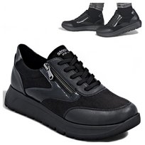 Półbuty Damskie Remonte Wygodne Sneakersy Wsuwane Eleganckie Czarne 38 Remonte