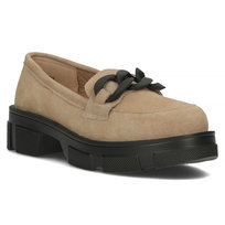 Półbuty damskie skórzane zamszowe Filippo 3221-40 FILIPPO