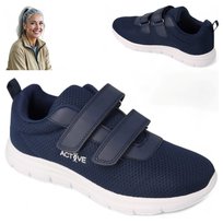 Półbuty Damskie Sportowe Profilaktyczne na Rzep Dr Orto Zdrowotne Granat 36