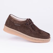 Połbuty damskie Wallabee GOODIN GD-XW-1010 skóra zamsz wiązane brąz 36 Goodin