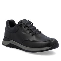 Półbuty męskie czarne Rieker 39658-00 skórzane szerokie wygodne wsuwane-42