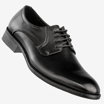 Półbuty Wizytowe Męskie Ekoskóra Buty Eleganckie Unisoft Czarne 23MN26-4100 Czarny 43 Inny producent
