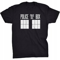 Police Box Public Call Koszulka Dr Doctor Who GILDAN