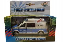 Policja Auto Samochód Radiowóz Światła Dźwięk 11Cm Hipo