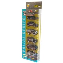 POLICYJNY ZESTAW SAMOCHODZIKÓW DLA DZIECI