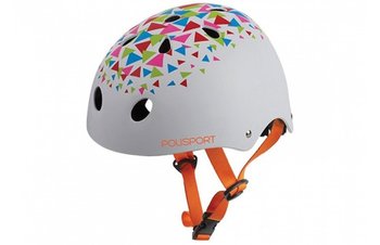 POLISPORT, Kask rowerowy, URBAN RADICAL, biały, rozmiar M - POLISPORT