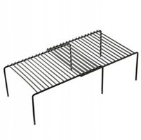 Półka Metalowa Stojak Do Szafki Rozsuwana Czarna