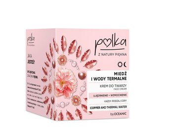 Polka, Miedź i Wody Termalne, krem do twarzy Ujędrnienie + Wzmocnienie, 50 ml - Polka