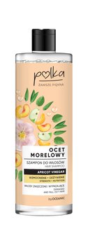 Polka, Ocet Morelowy, szampon do włosów Wzmocnienie + Odżywienie, 400 ml - Polka