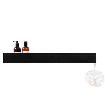 Półka pod prysznic łazienkowa Czarna Gold Label ISLA - 90 cm - Inny producent