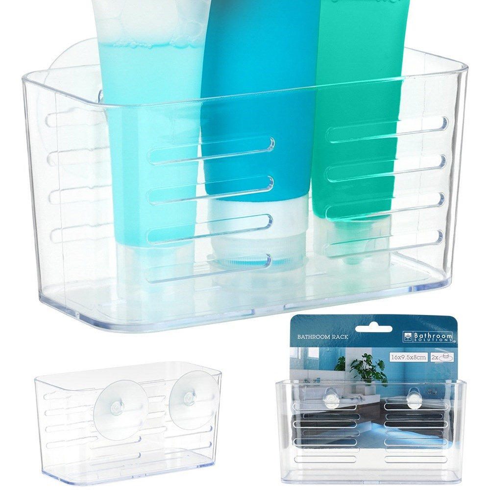 Bathroom Solutions Bathroom Solutions Półka Pod Prysznic Na Przyssawki 15,5X8x8,2 Cm