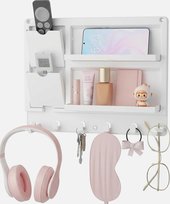 PÓŁKA ŚCIENNA 35X28CM BIAŁA SAMOPRZYLEPNA NOWOCZESNA ORGANIZER DO SYPIALNI Inna marka