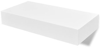Półka ścienna ELIOR Mayer 2X, biała, 8x48x25 cm - Elior