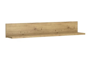 Półka wisząca 85 cm w stylu loft dąb artisan LEORI - Konsimo