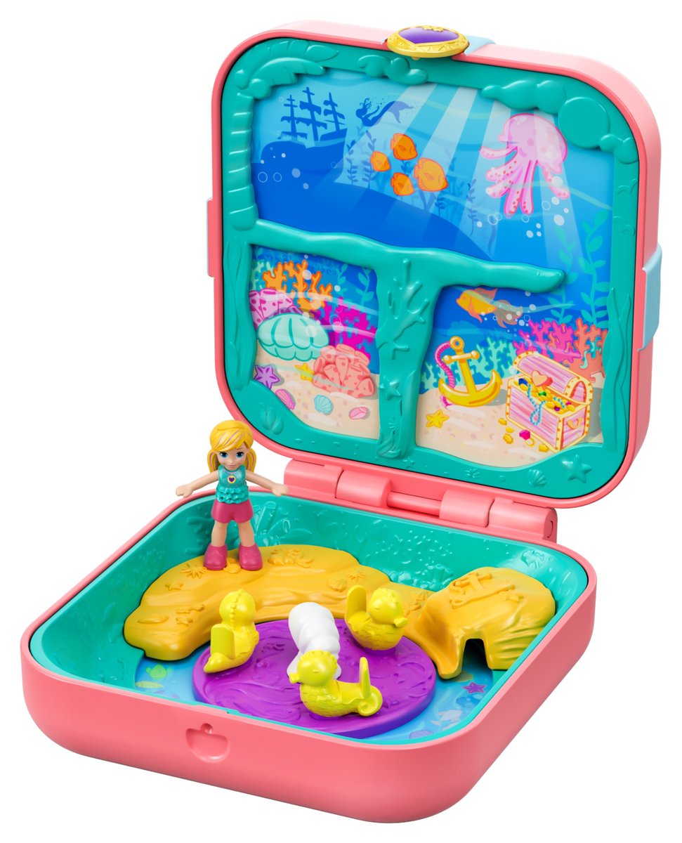 Polly Pocket, Hidden Hideouts, zestaw Zatoka syrenki, GDK76/GDK77