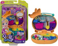 Polly Pocket, zestaw kompaktowy, piesek Corgi