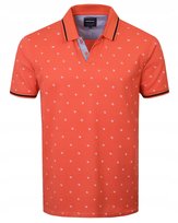 POLO Koszulka Męska CZERWONA Gruba Bawełna VISION Elegancka Pako Jeans Pako Jeans