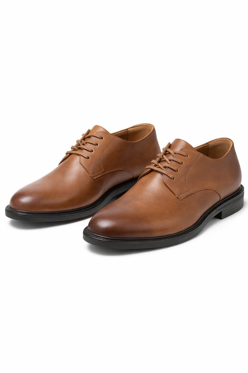 POLO Ralph Lauren POLO RALPH LAUREN BRĄZOWE PÓŁBUTY MĘSKIE ZE SKÓRY NATURALNEJ 41 I3A