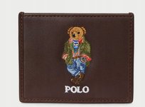 Polo Ralph Lauren etui na karty skóra naturalna brązowy - uniseks POLO Ralph Lauren