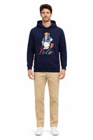 POLO RALPH LAUREN GRANATOWA BLUZA Z KAPTUREM Z NADRUKIEM L 1I3A POLO Ralph Lauren