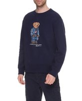 POLO RALPH LAUREN GRANATOWA BLUZA Z NADRUKIEM MISIA BAWEŁNA S 12DA POLO Ralph Lauren