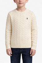 POLO RALPH LAUREN KREMOWY SWETER MĘSKI WARKOCZOWY BAWEŁNA XL I4A POLO Ralph Lauren