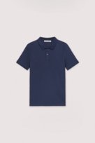 polo slim fit męskie niebieski granatowy Inna marka