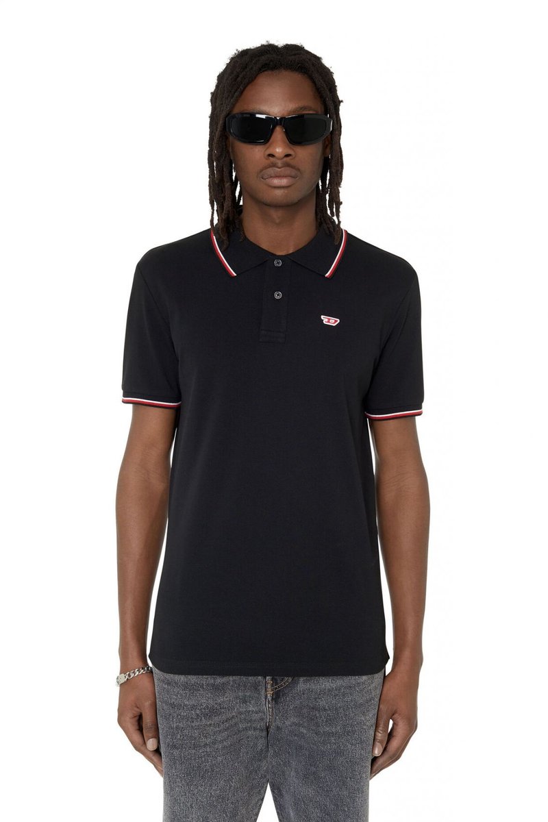 Diesel polo uomo diesel a03838 0mxza t-smith-d 9xx black