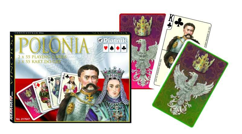 Polonia Klukowski, karty LUX, Piatnik, 2 talie