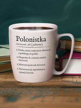 Polonistka / Kubek Biały Z Uchem - Nadwyraz.com
