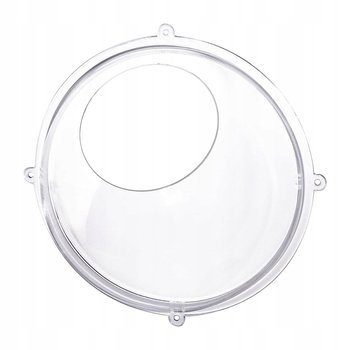 PÓŁSFERYCZNA PÓŁKA ŚCIENNA |AKRYLOWA | ŚREDNIA 24CM | PRZEZROCZYSTA - TRS