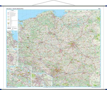 Polska mapa ścienna drogowa 1:700 000. Eko-Graf - Opracowanie zbiorowe