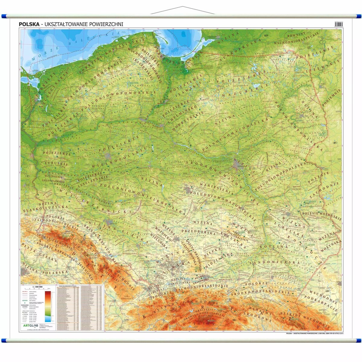 Polska Mapa cienna Fizyczna 1 500 000 Opracowanie Zbiorowe polska-mapa-cienna-fizyczna-1-500-000-opracowanie-zbiorowe