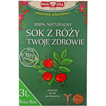 Polska Róża, sok z owoców dzikiej róży, 3 l - Polska Róża
