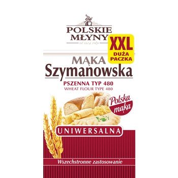 Polskie Młyny mąka Szymanowska uniwersalna typ 480 2kg - Polskie młyny