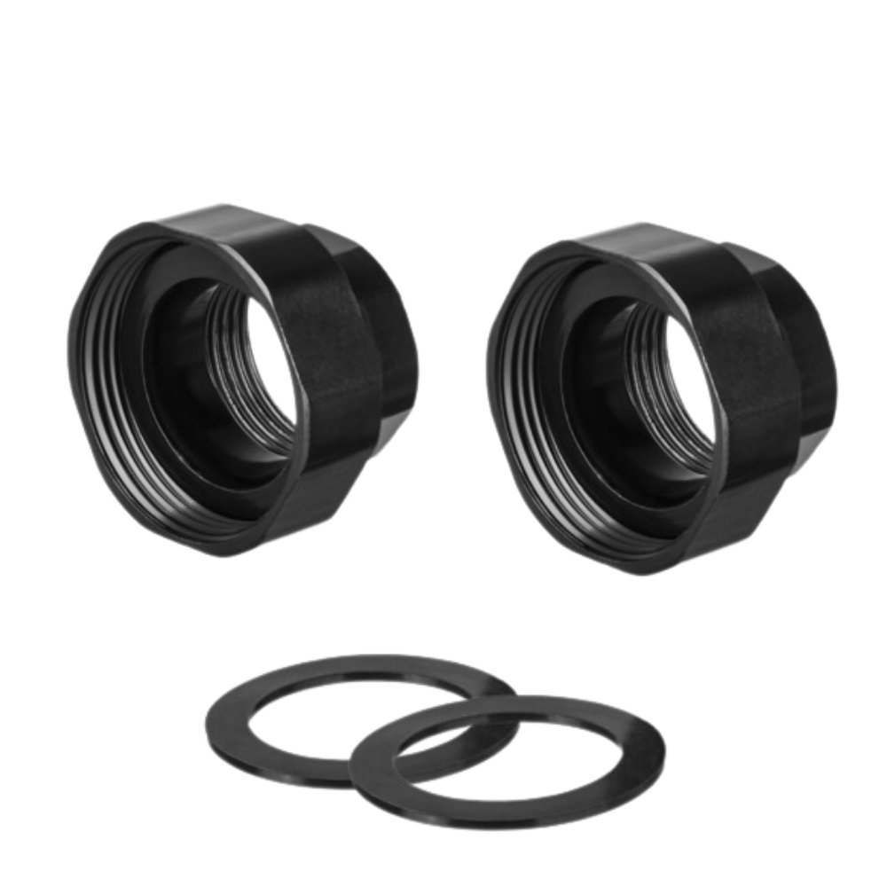 Półśrubunek czarny 6/4' do pomp 1' stalowy 2szt Invena CP-10-S01 11/2'x1'-Zdjęcie-0