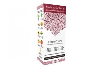 Półtrwała farba do włosów w kremie z henną, ciemny brąz- 70ml- Tints of nature - Tints Of Nature