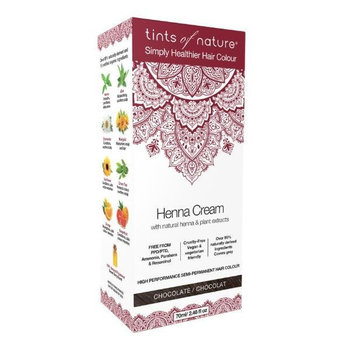 Półtrwała farba do włosów z henną Tints of Nature – Czekolada - Tints Of Nature
