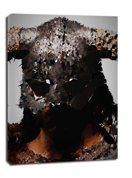 POLYamory - Dragonborn, The Elder Scrolls - obraz na płótnie 60x80 cm - Galeria Plakatu