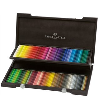 Polychromos kredki zestaw 120 kolorów kaseta drewniana Faber-Castell 110013 FC - Faber-Castell