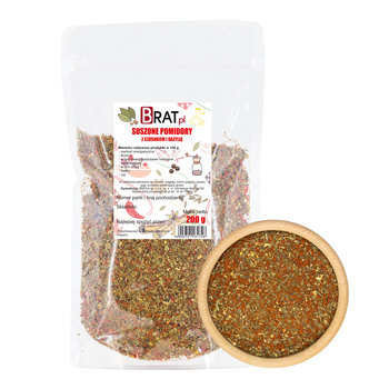 Pomidor z bazylia i czosnkiem 200g - Brat