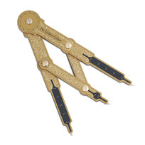 Pomoc dla artystów - Cyrkiel odmierzający złotą proporcję  - kartonowy zestaw DIY