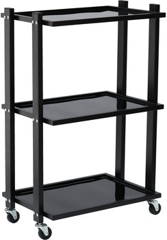 Pomocnik fryzjerski wózek stolik na kółkach do farbowania ENZO-231 do salonu kosmetycznego szafka z szufladami - Calissimo