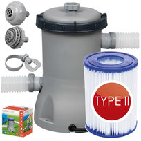 POMPA DO BASENU FILTRUJĄCA BASENOWA 2006l/h + Filtr Typ II BESTWAY 